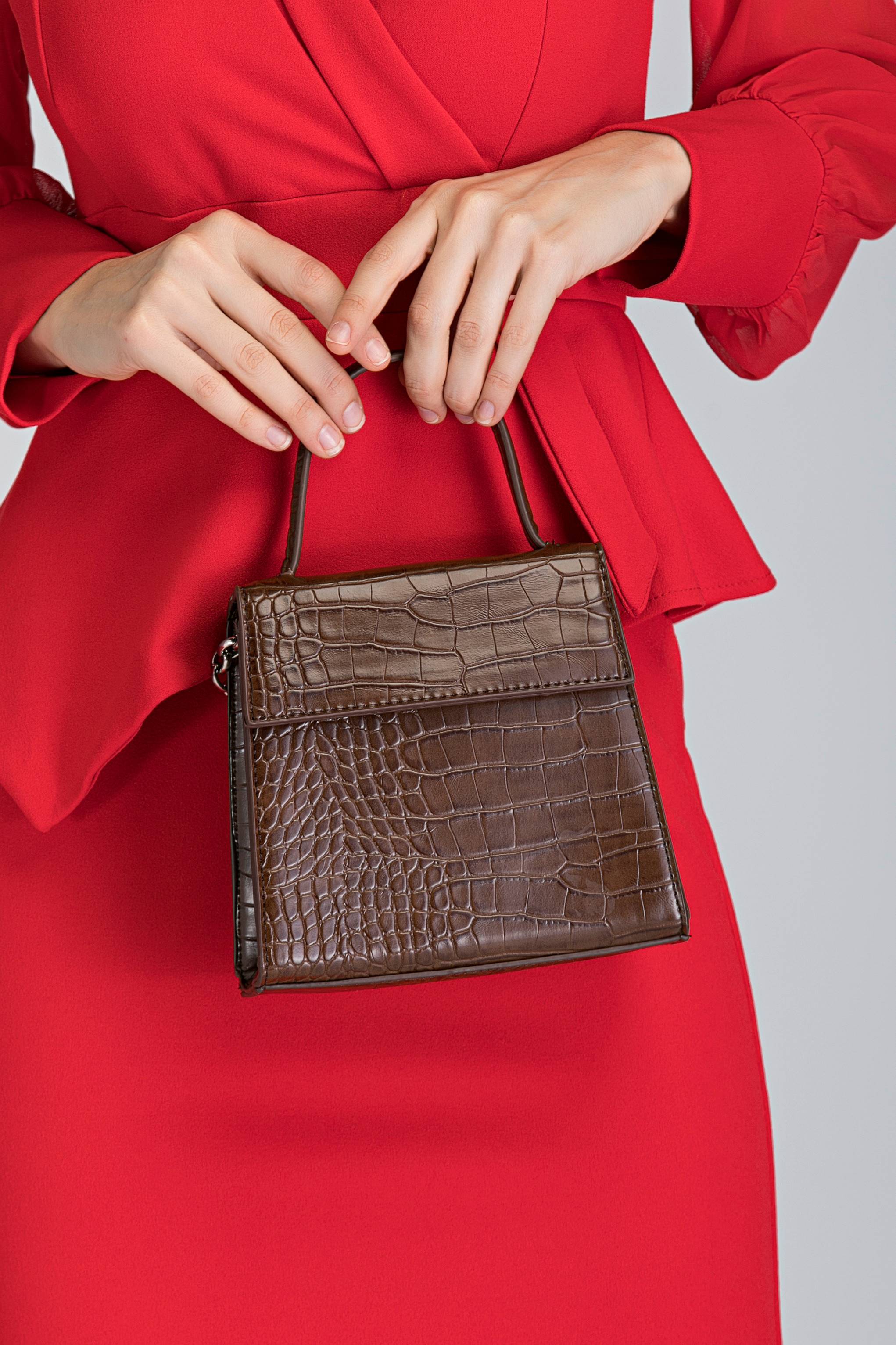 Brown Lady Tamsah Mini Handbag - ownthelooks-Development
