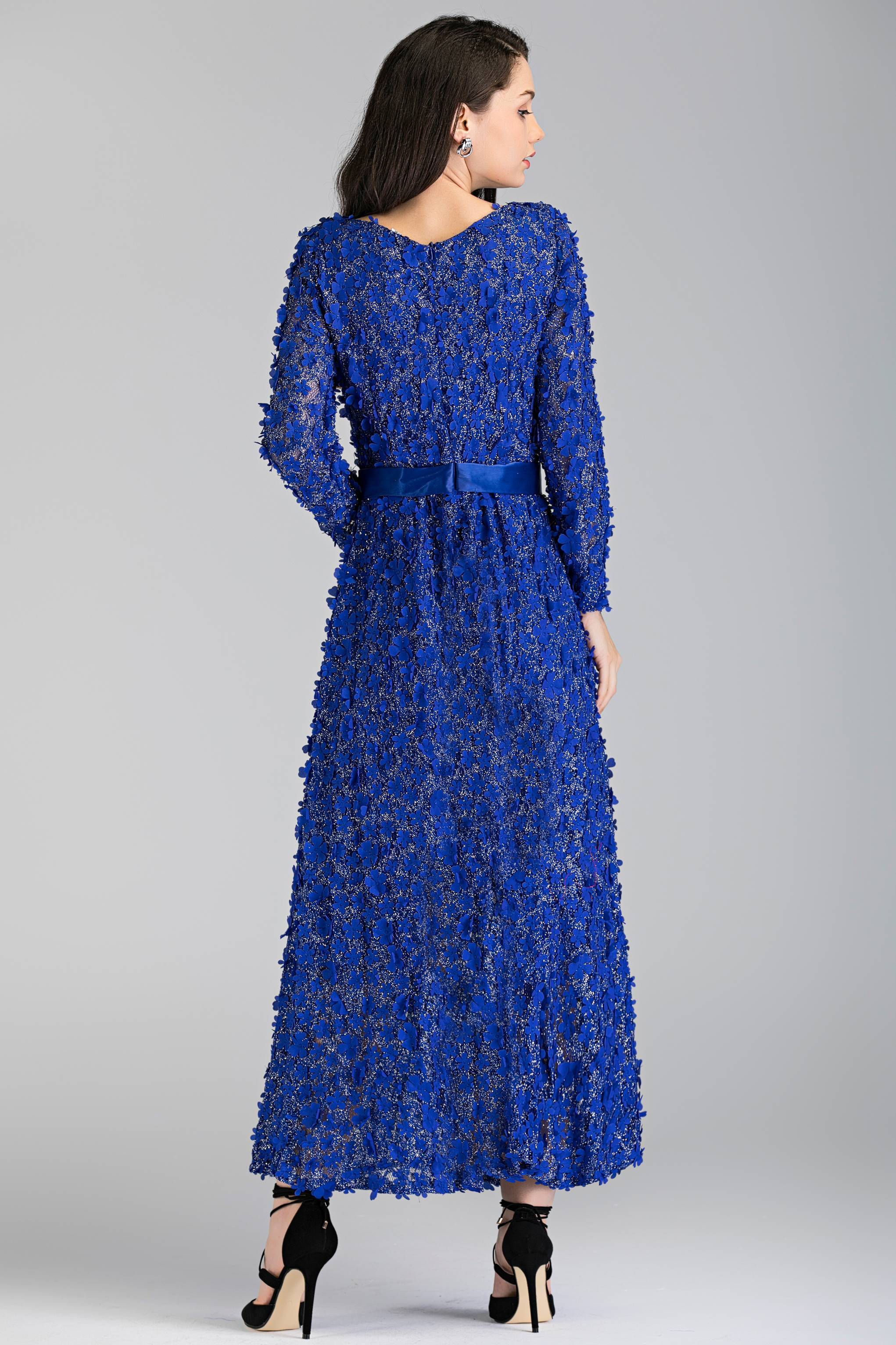 Fiore Blu Notte Maxi Dress - ownthelooks-Development