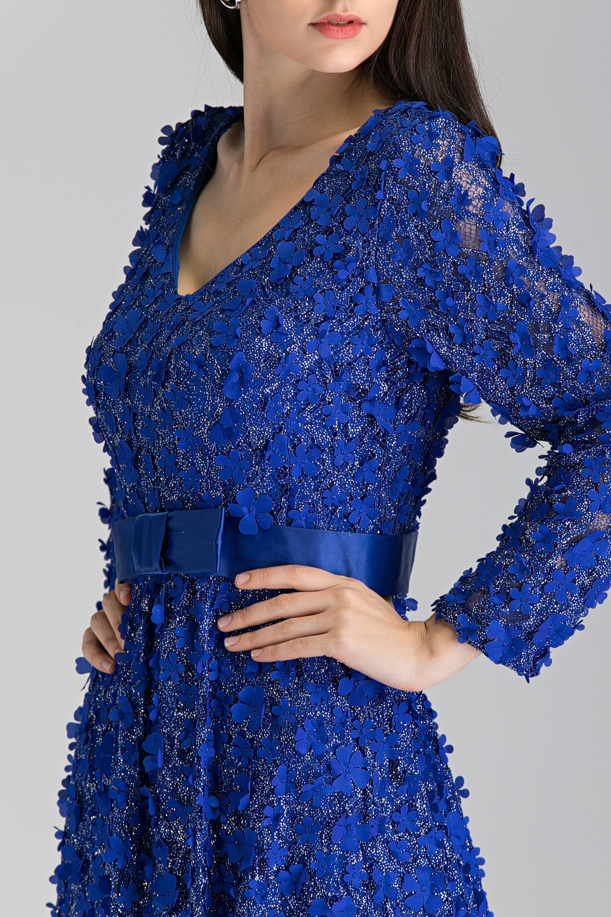 Fiore Blu Notte Maxi Dress - ownthelooks-Development