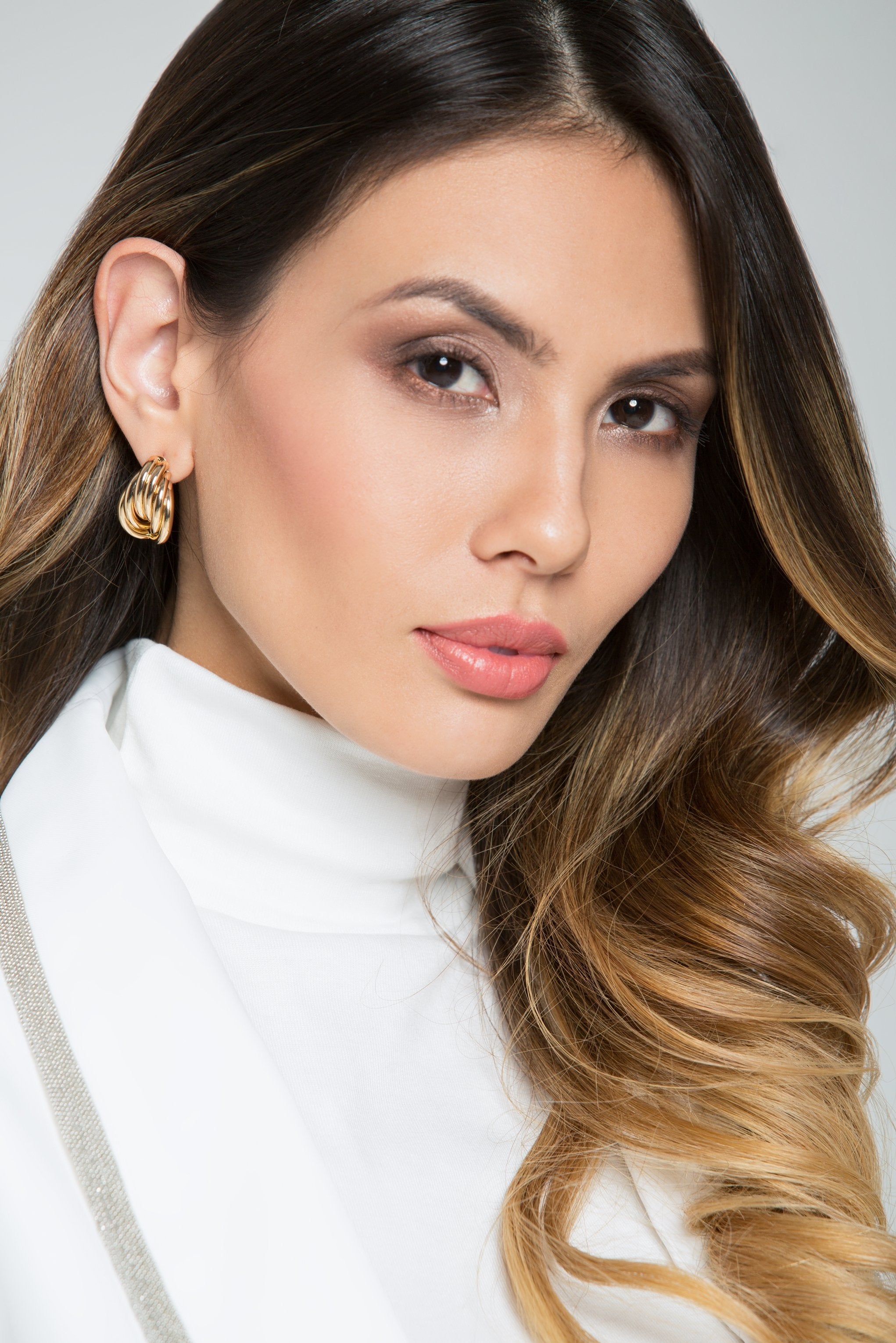 Gold Skeleton Shell Earrings - ownthelooks-Development