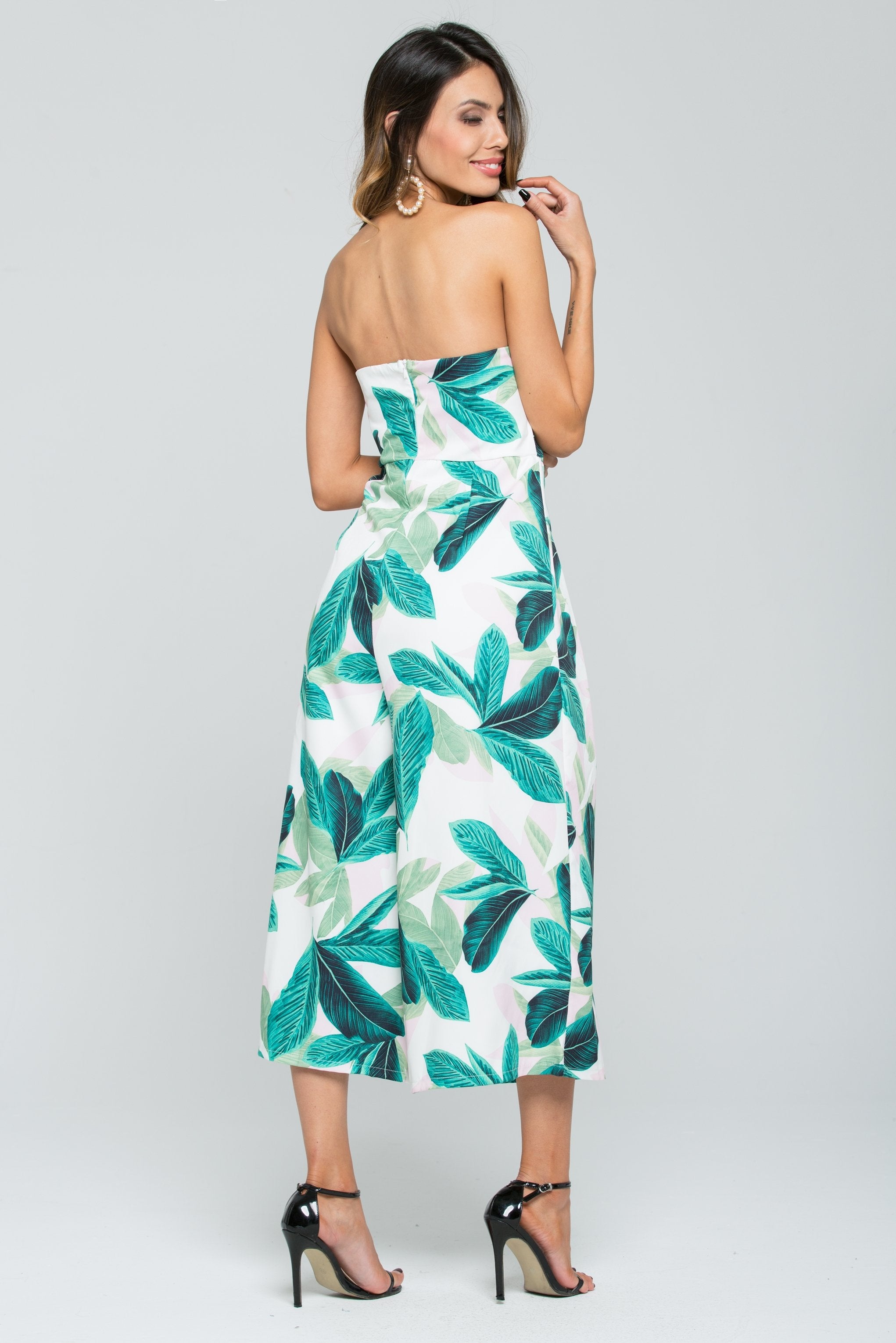 Green and Black Jungle Jumpsuit - ownthelooks-Development