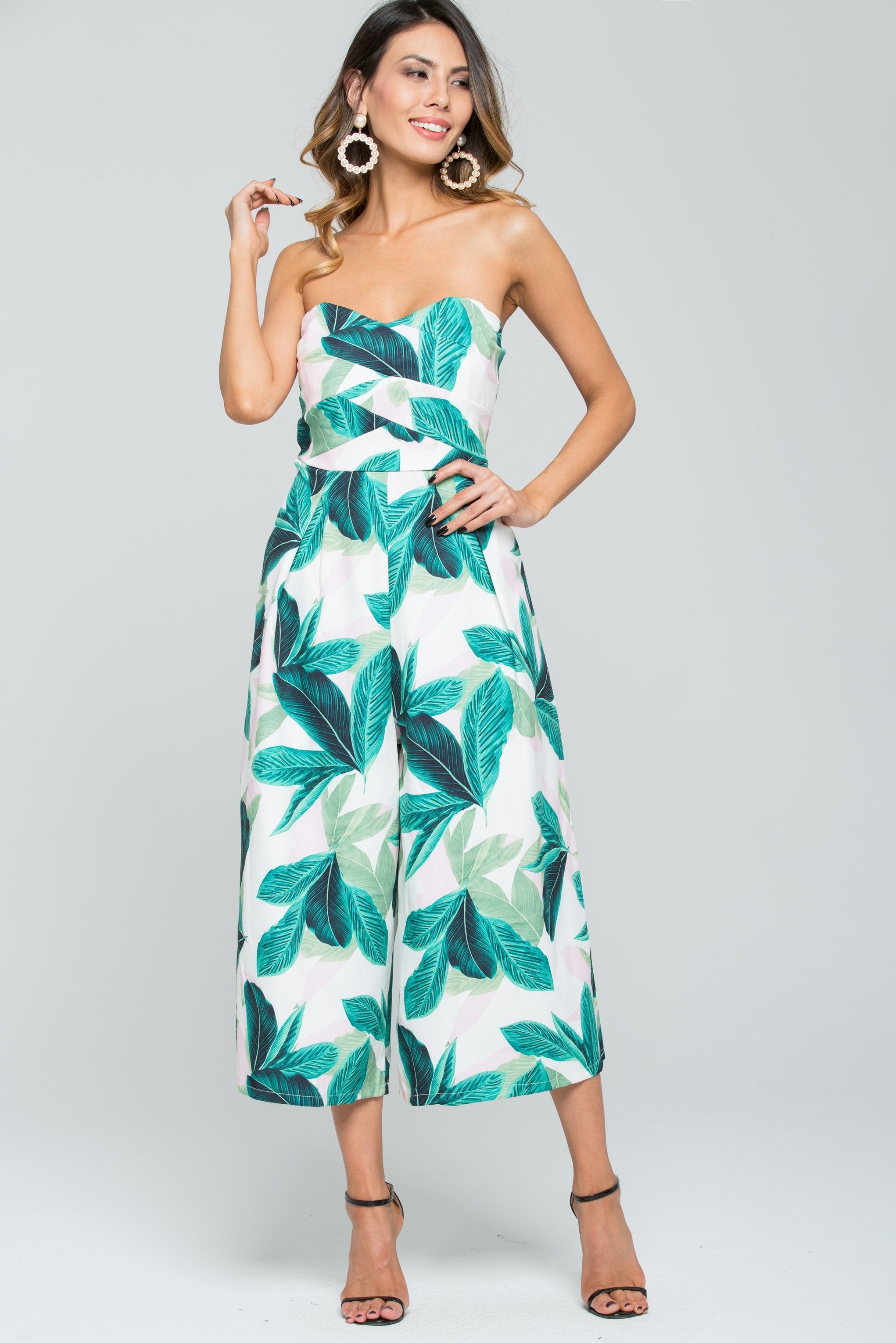 Green and Black Jungle Jumpsuit - ownthelooks-Development