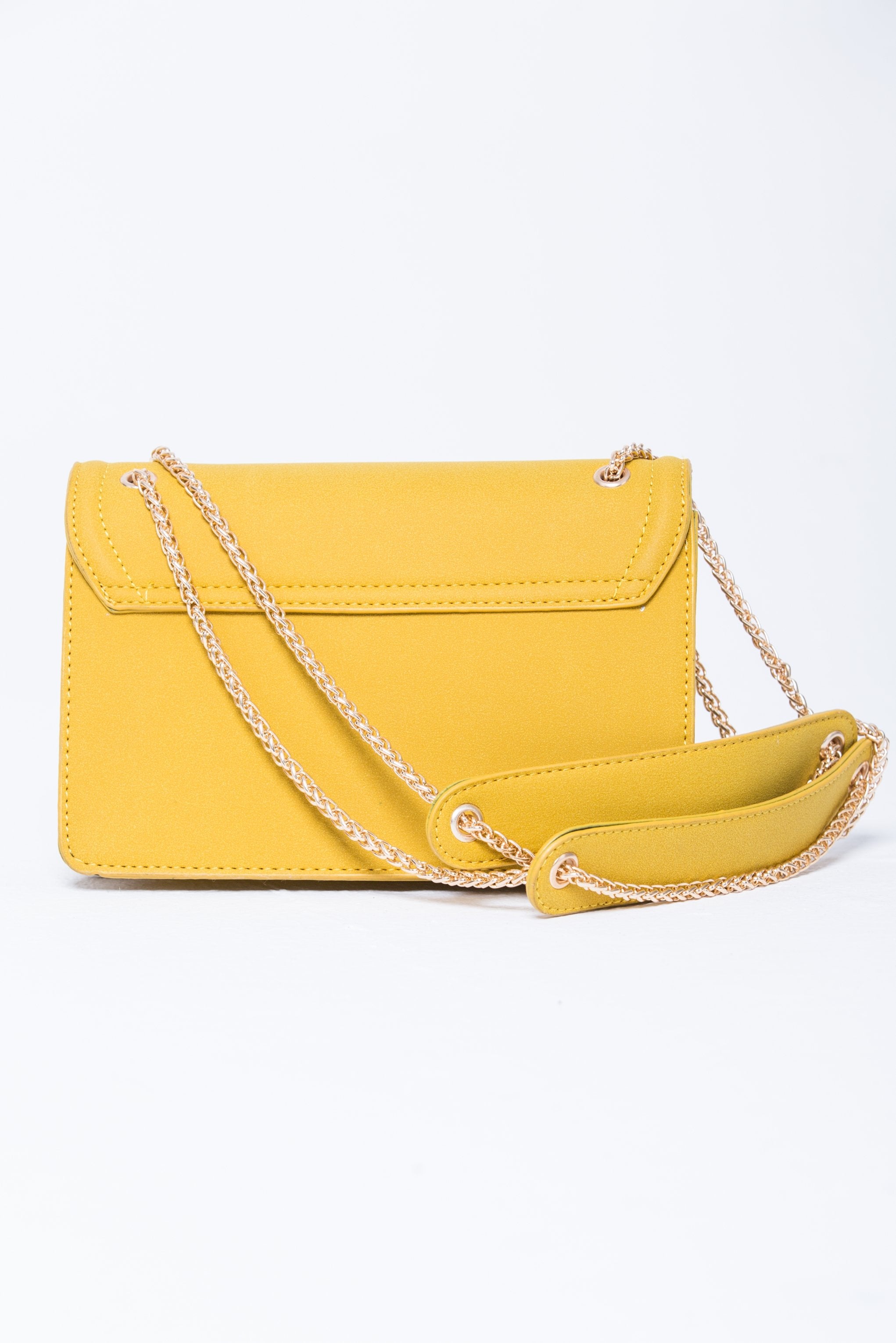 Mustard Yellow Frame Sling Bag - ownthelooks-Development