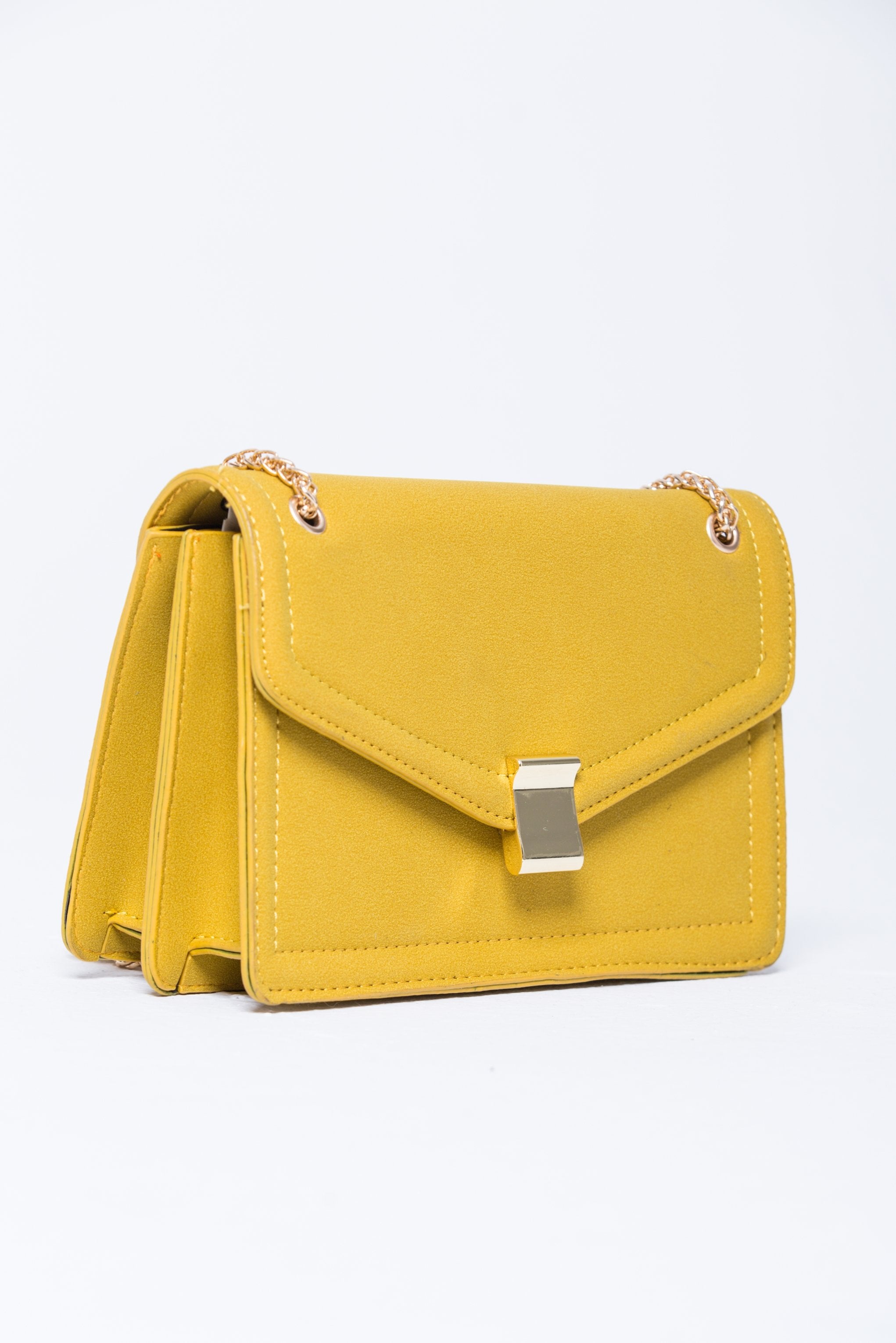 Mustard Yellow Frame Sling Bag - ownthelooks-Development