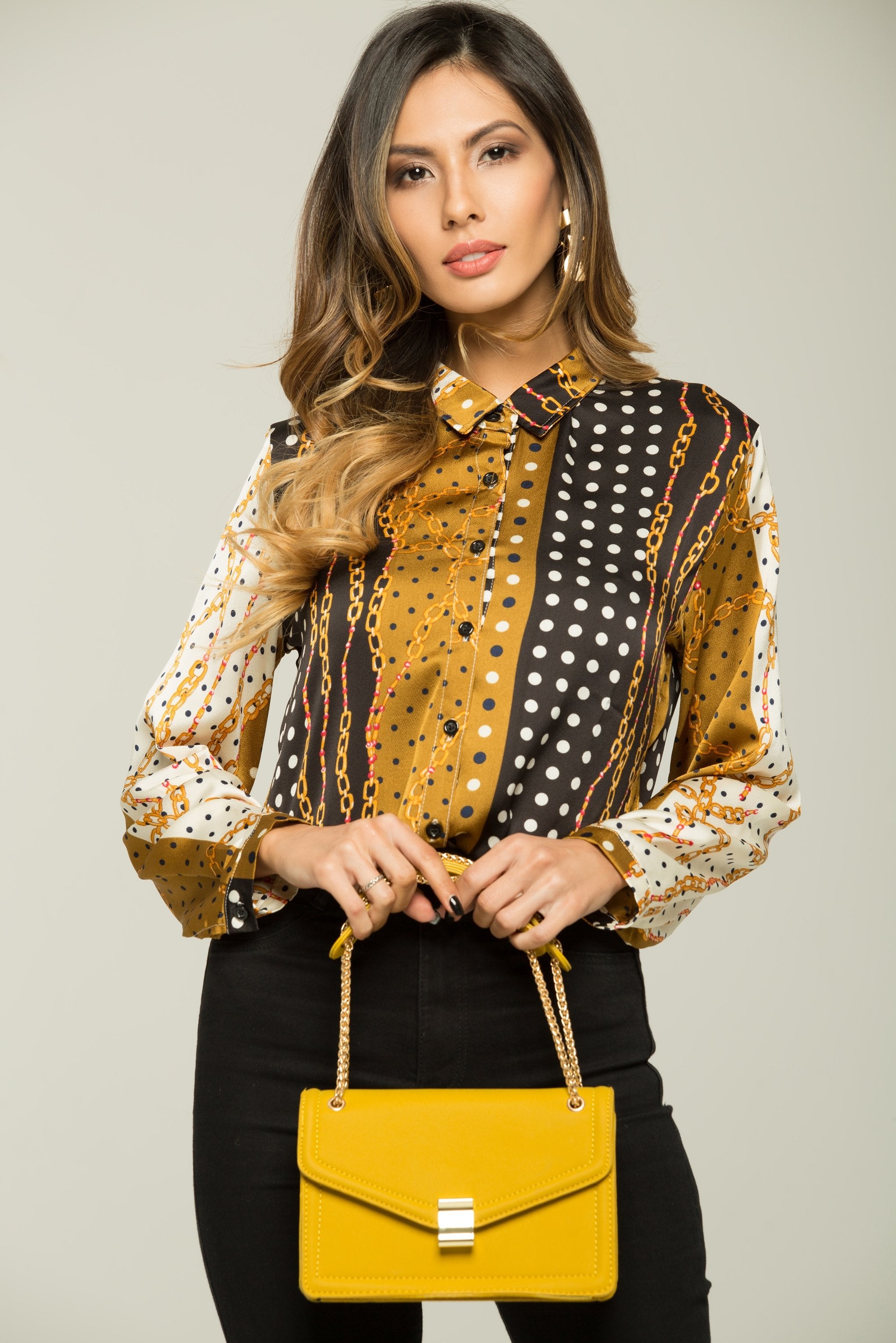Mustard Yellow Frame Sling Bag - ownthelooks-Development