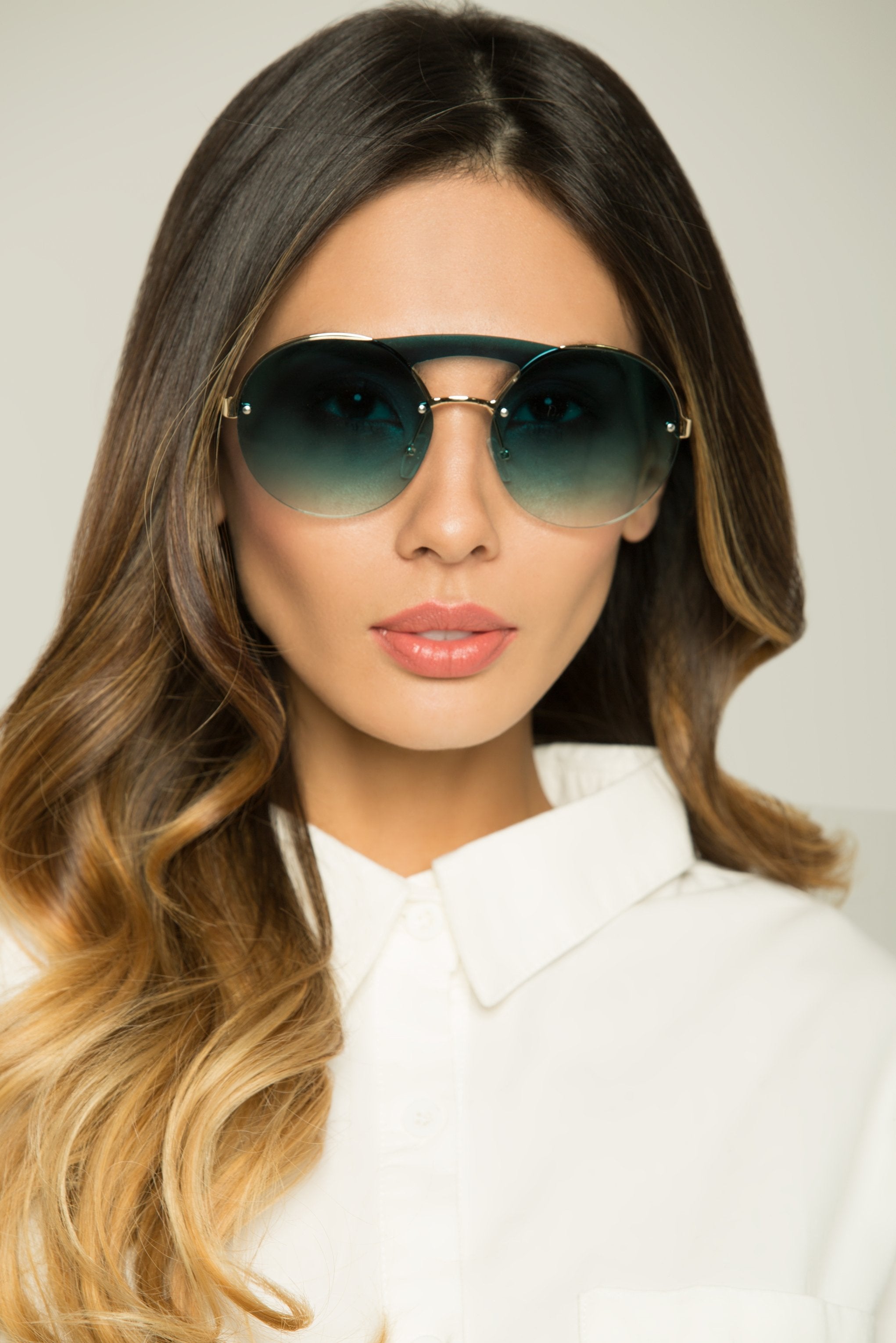 Shamrock Brow Bar Round Sunglasses - ownthelooks-Development
