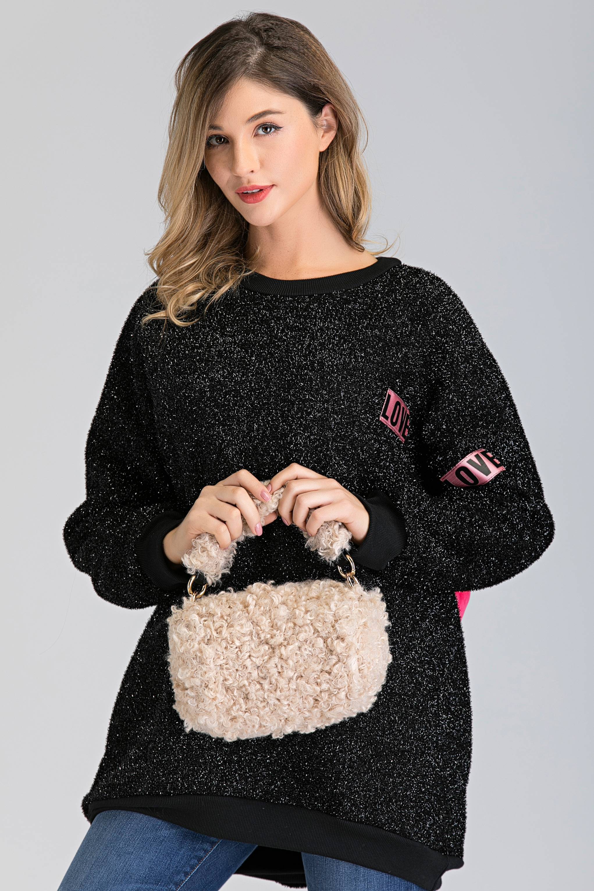 Sheep Wool Handbag - ownthelooks-Development