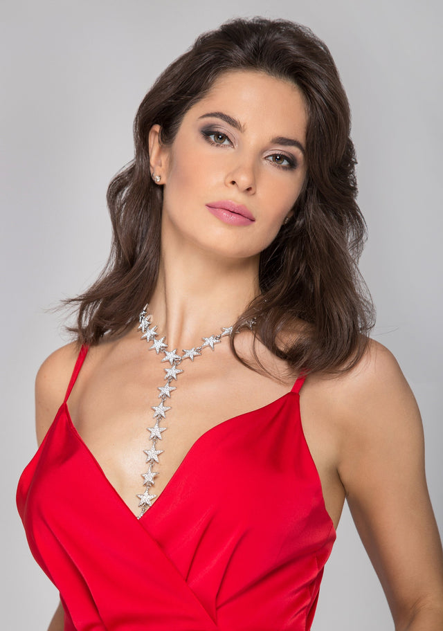 Star Chain Drop Necklace - ownthelooks-Development