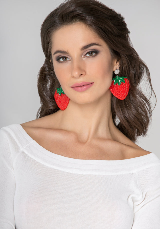 Strawberry Earrings - ownthelooks-Development