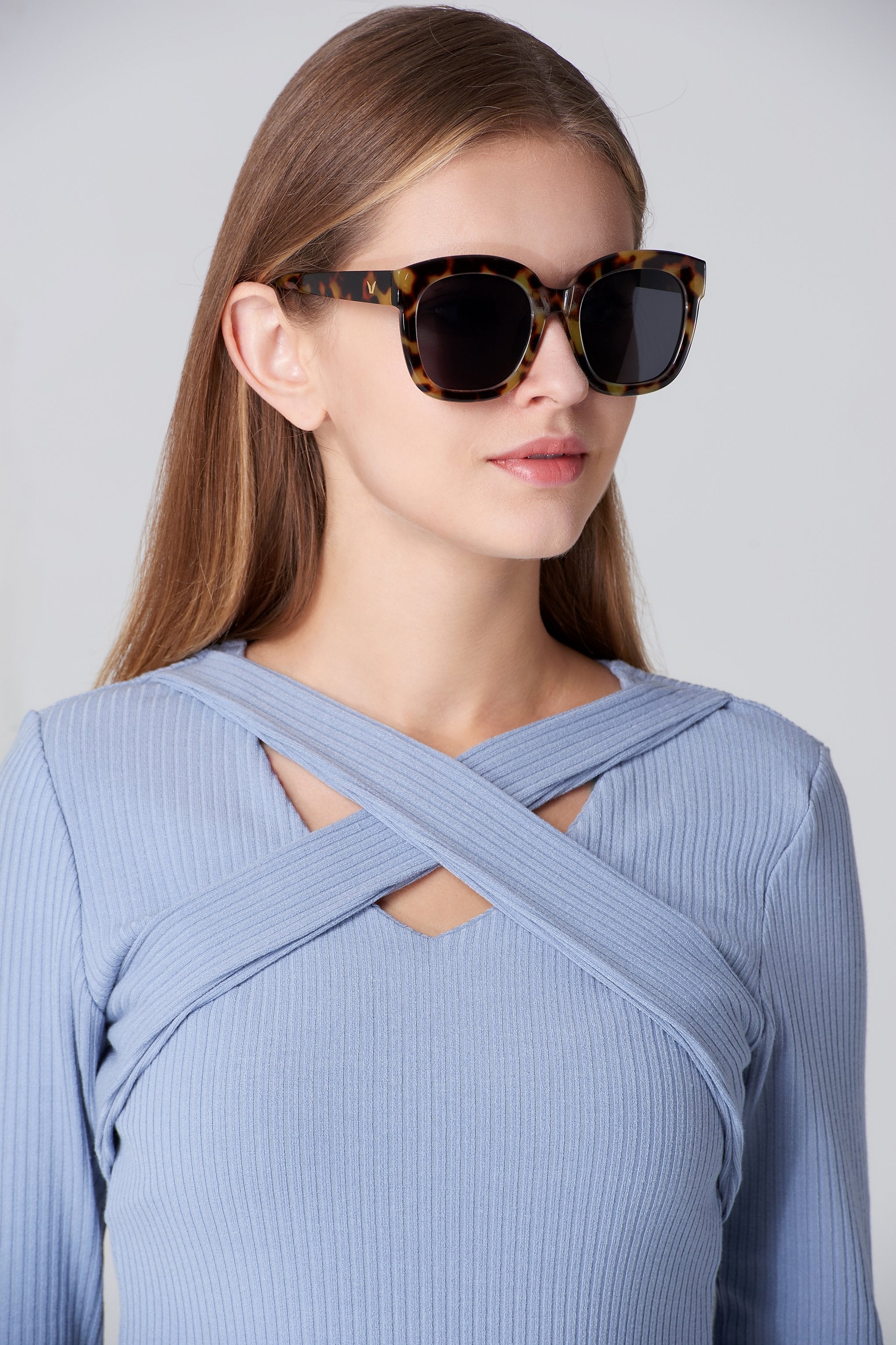 Tortoise Oversized Sunglasses - ownthelooks-Development