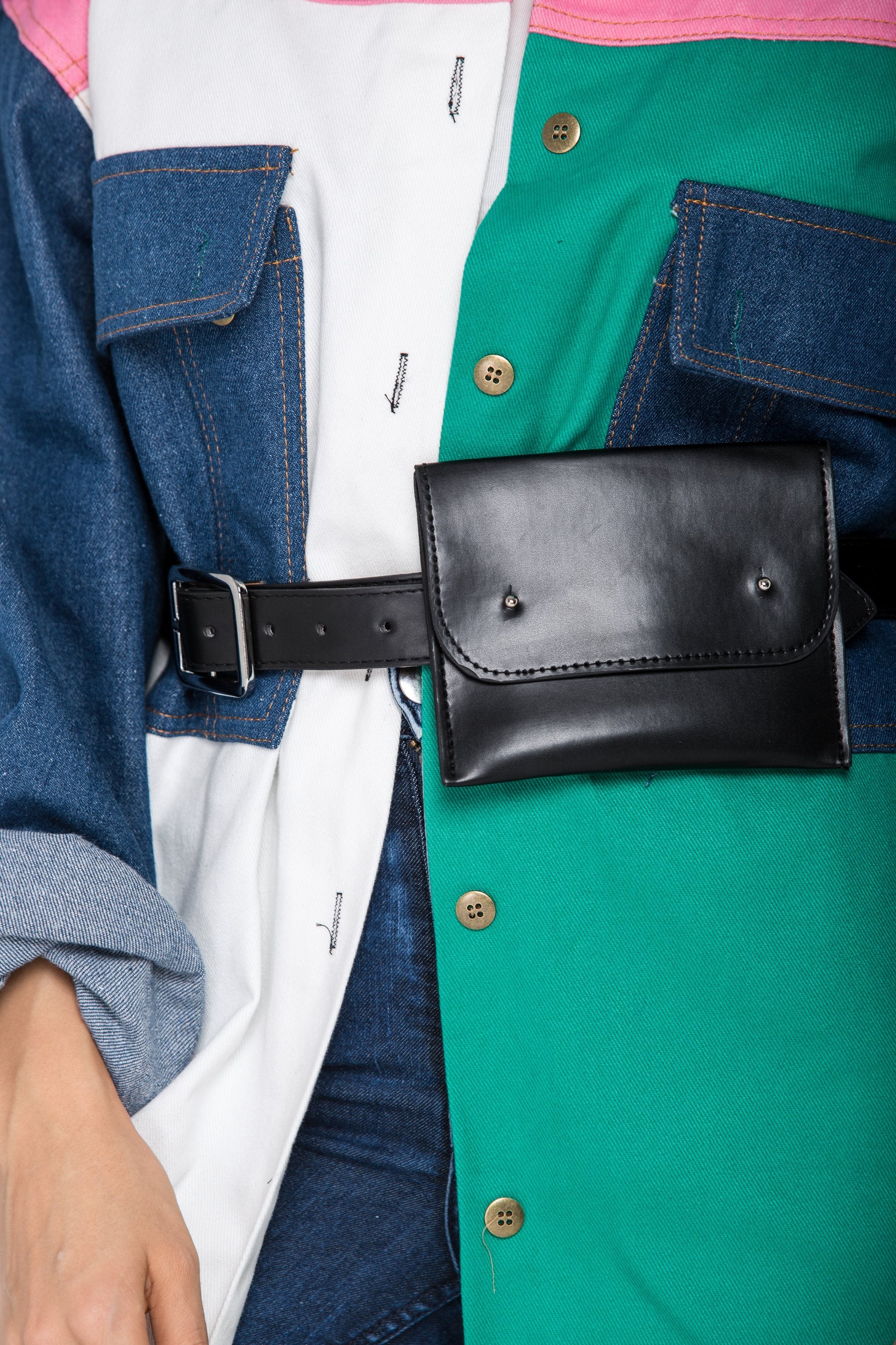 Black Mini Belt Bag - ownthelooks-Development