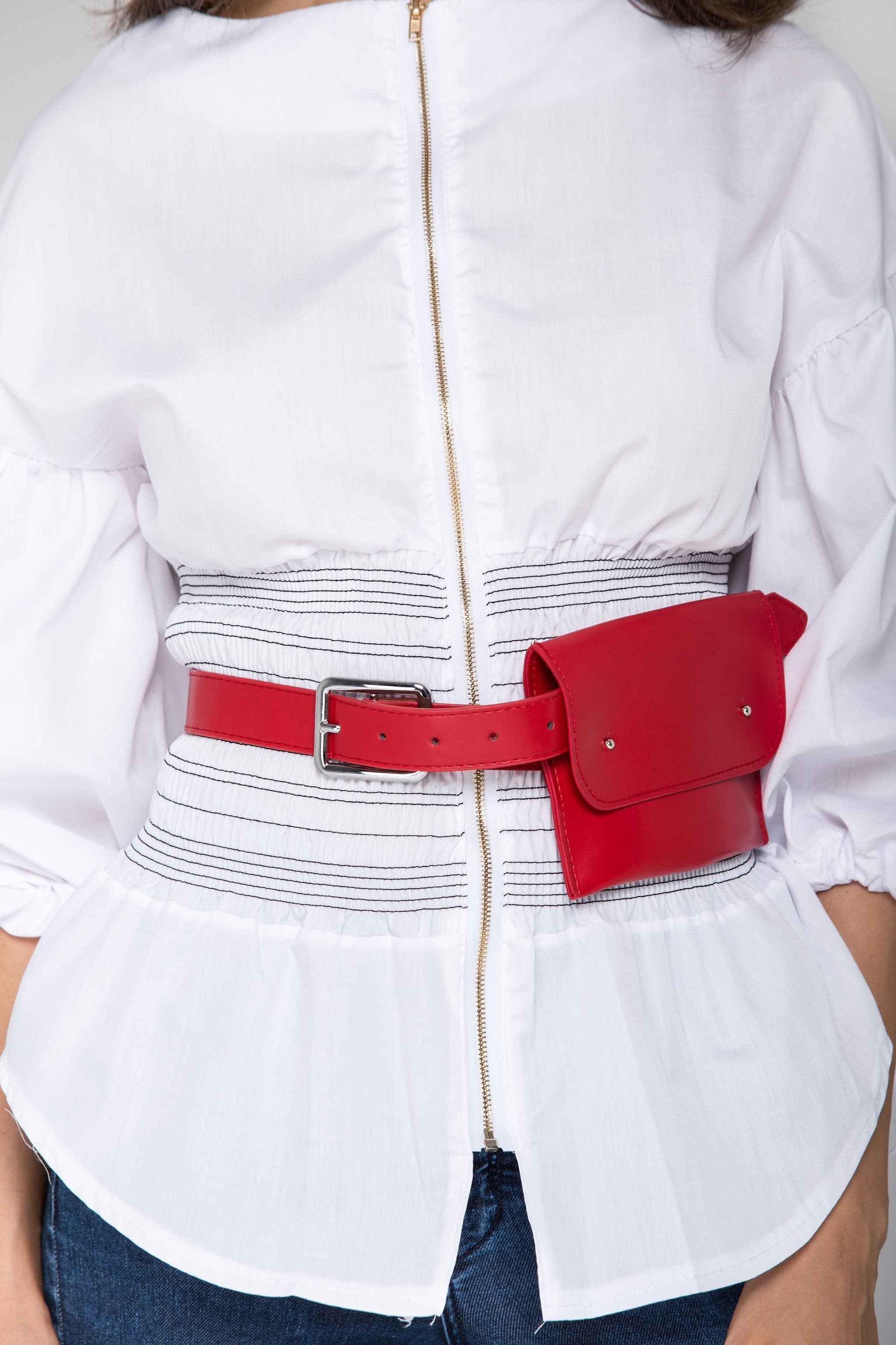 Red Mini Belt Bag - ownthelooks-Development