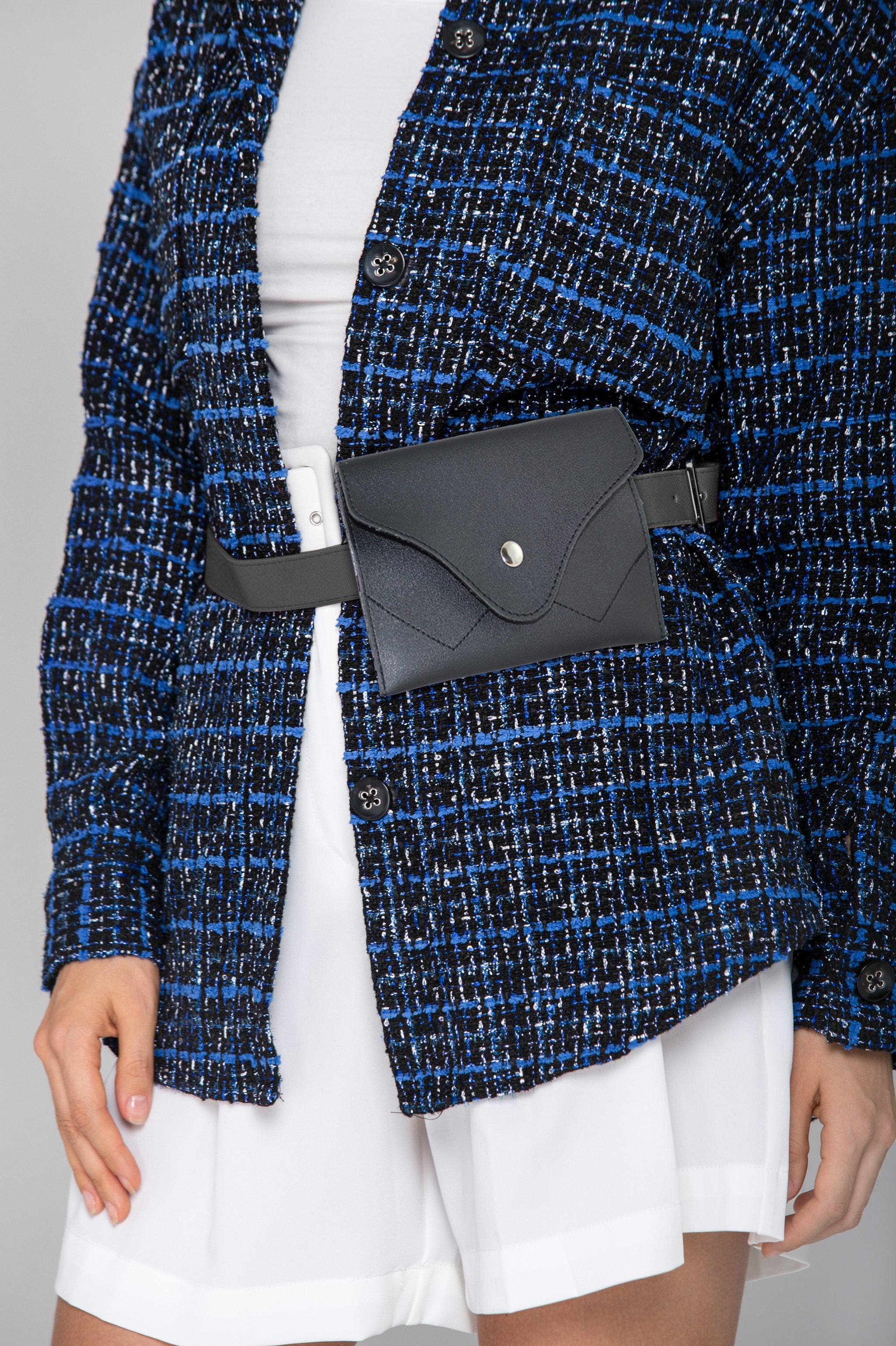 Black Envelope Belt Bag - ownthelooks-Development