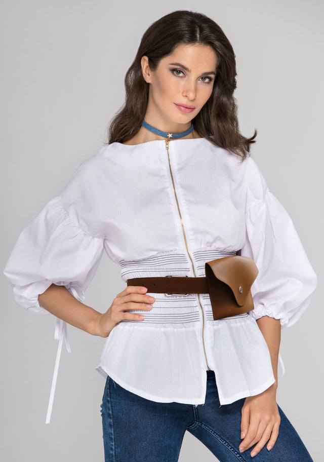 Tan Envelope Belt Bag - ownthelooks-Development