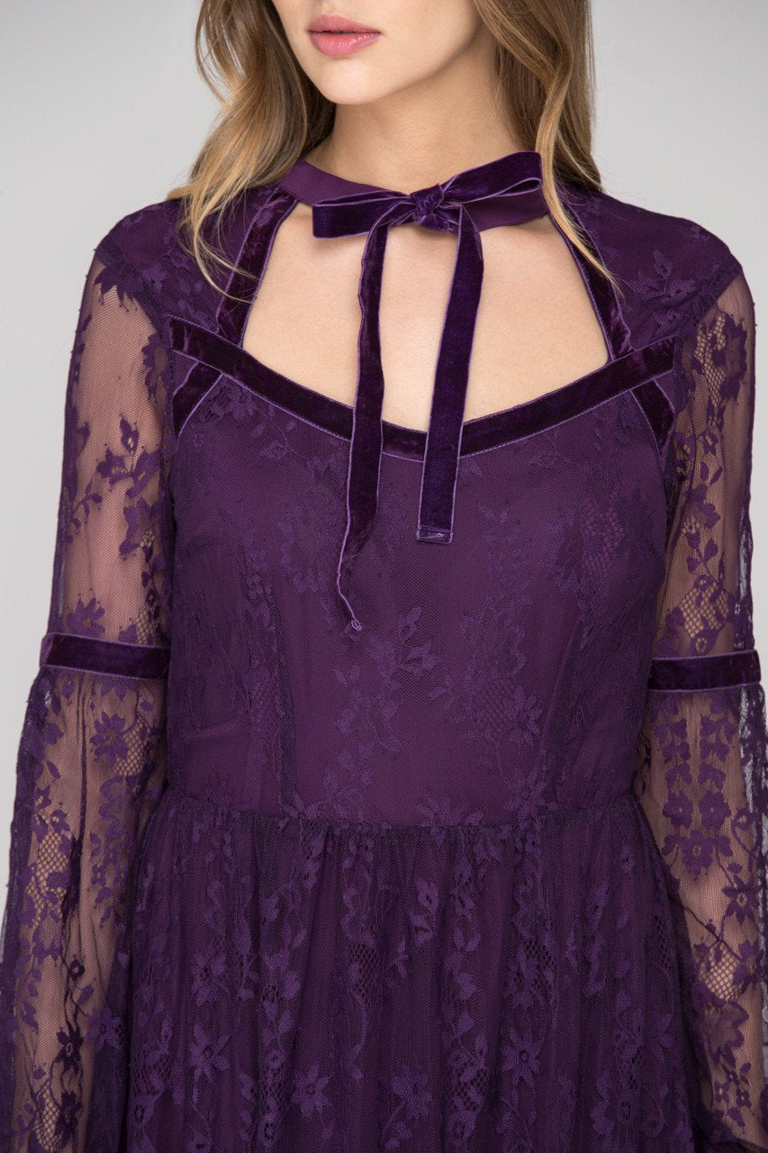 Lady Violet Lace Maxi Dress - ownthelooks-Development