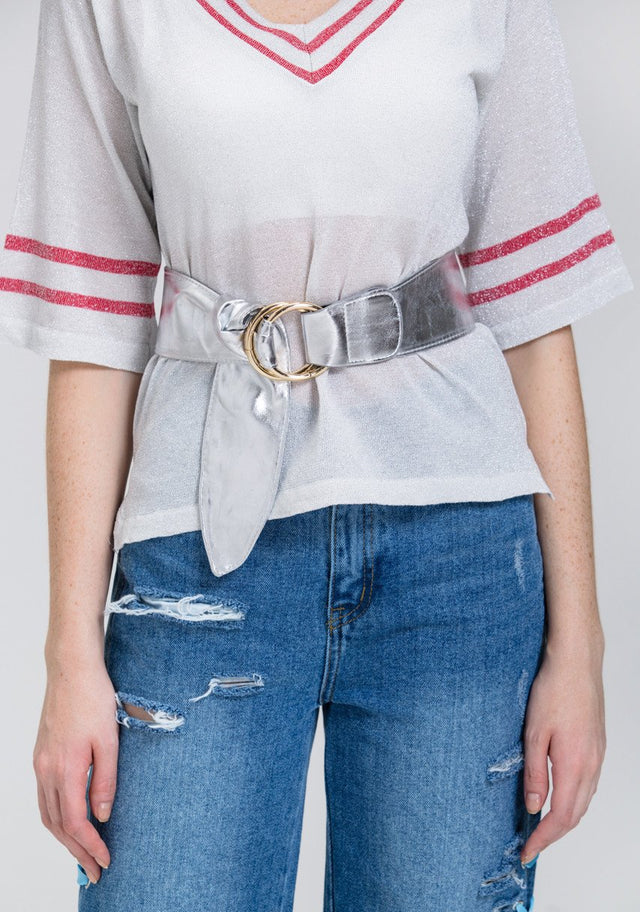 Silver Bow Ring Belt - ownthelooks-Development